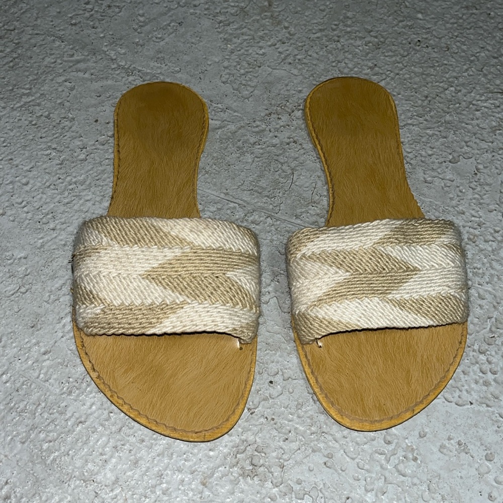 Beige Cream Handmade Sandals - Colombia